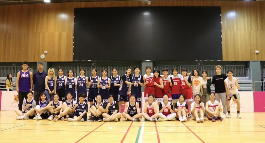 我校校学生女篮与香港中文大学(深圳)学勤书院女篮交流赛